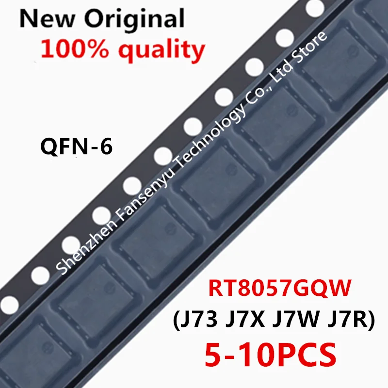 

(5-10piece)100% New RT8057GQW RT8057 (J73 J7X J7W J7R) QFN-6