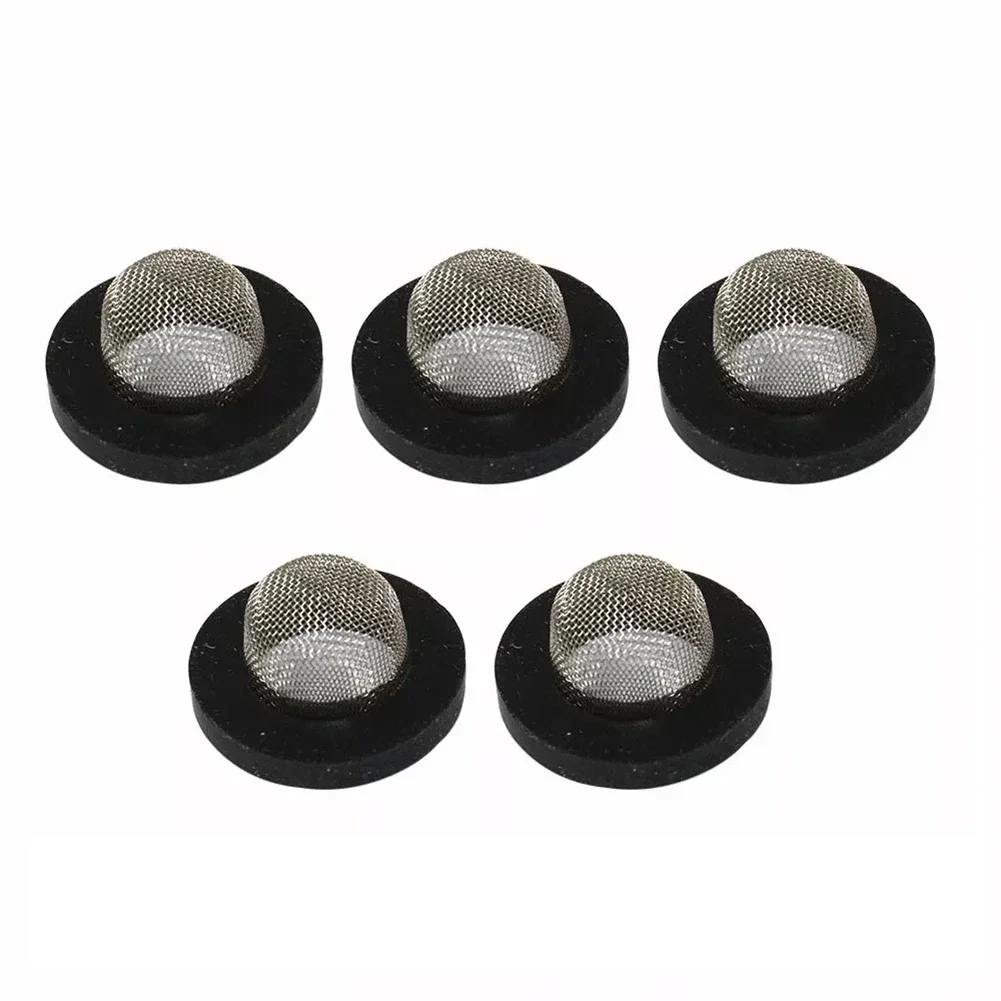 Joint de filtre pour tuyau d'arrosage, nettoyeur haute pression, filtre d'admission, écran, outils de jardinage, accessoires de machine à laver, 5 pièces