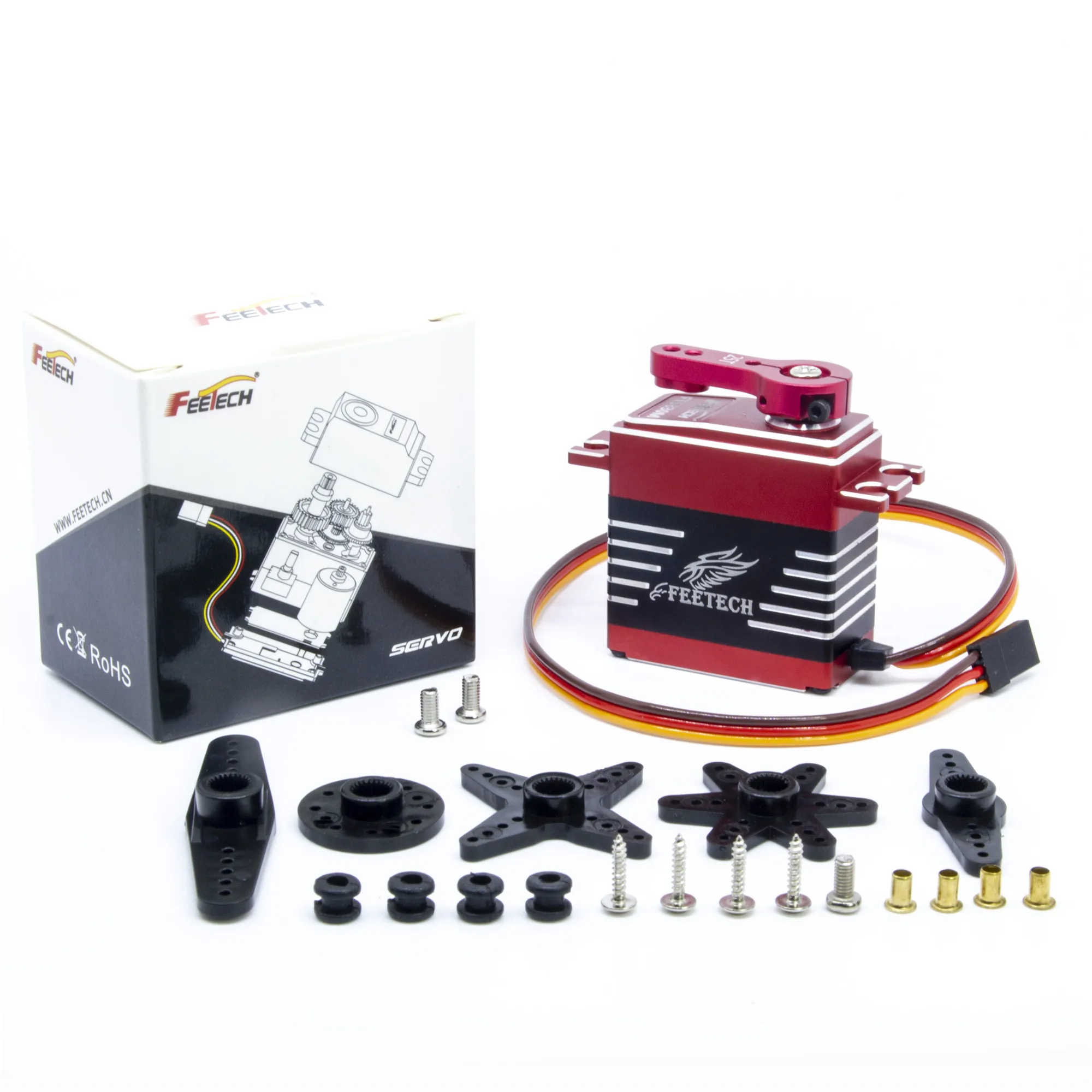 FEETECH FT5830M 8.4V 0.2sec Digital Brushless 30KG High Torque Cyclic Servo for RC Helicopters Car & Airplane Robot Use