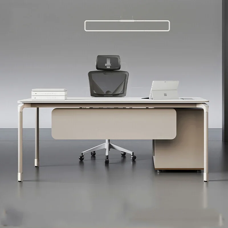 

Modern Luxury Office Desk L-shape Nordic Style Elegant Office Desk Room Reception Escrivaninha Para Quarto Office Furniture