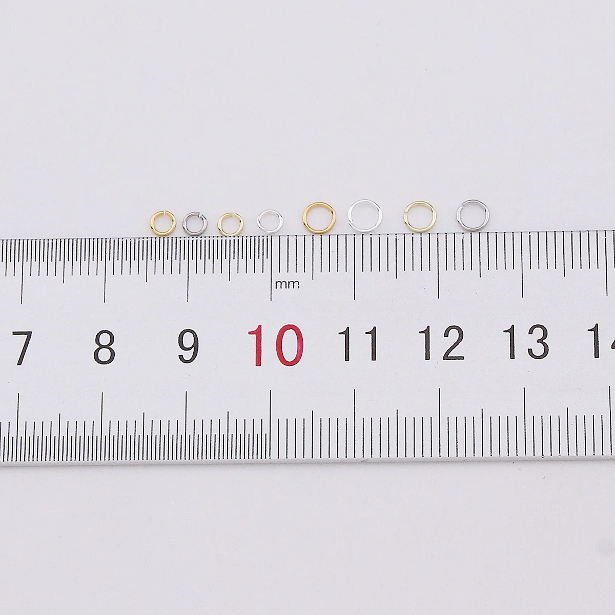 Viel/Packung geteilte Biegeringe aus 925er-Sterlingsilber, Verbinder für die Reparatur von DIY-Schmuckherstellungsartikeln, Armbändern und Halsketten – Detail 2