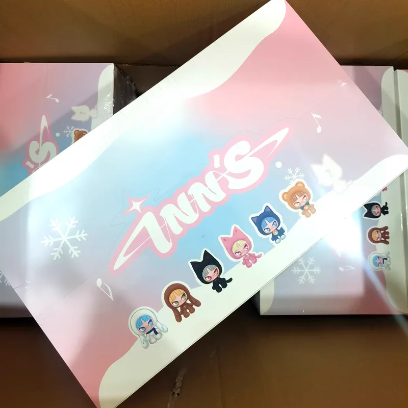 الأصلي INN سلسلة الشتاء الصامت صندوق أعمى لطيف دمية الفينيل صندوق الغموض عمل الشكل مفاجأة حقيبة على ظهره أفخم قلادة الهدايا