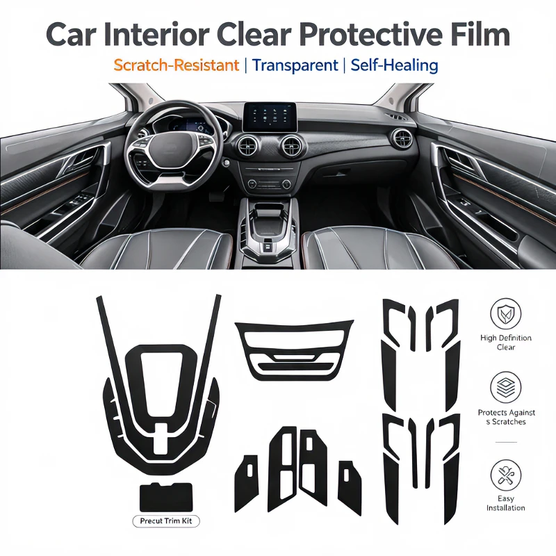 For Beijing EU5 interior film center console protection film car interior film car decoration modification accessories