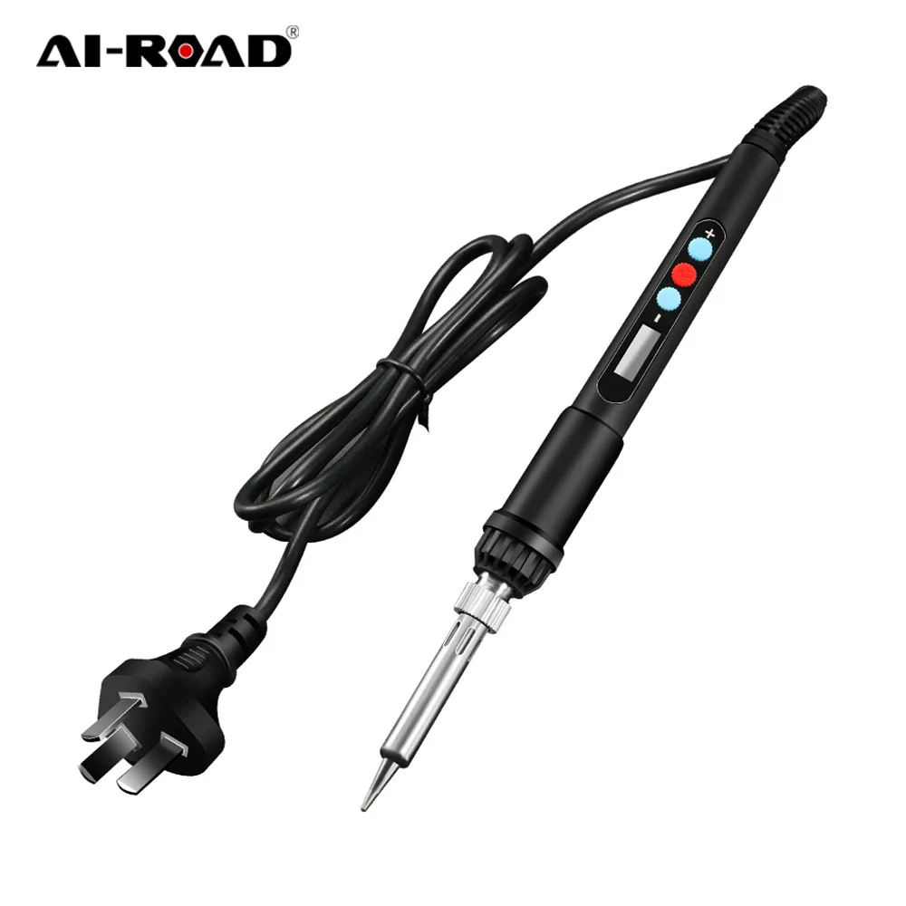 60W Soldering Iron Protable Digital Temp Adjustment Automatic Sleep Internal Thermal Ceramic Heating Electronic Welding Tools