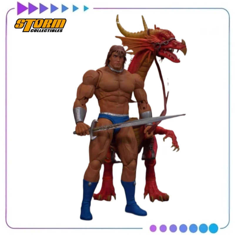 

【Original】Storm Collectibles 1/12 Scale Golden Axe Ax Battler & Red Dragon Set Action Figure Model Classic Anime Toys