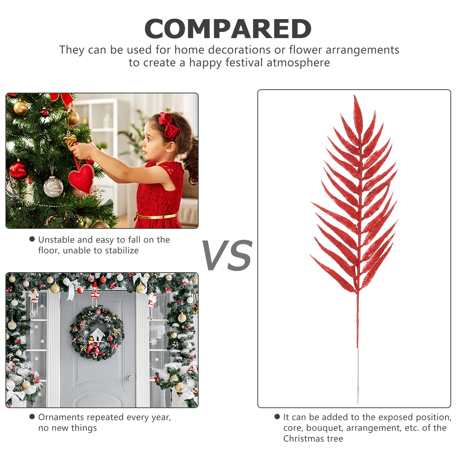 

5 Pcs Craft Leaves Fall Ornaments for Tree Decor Artificial Crafts Pvc Leaf Decorations