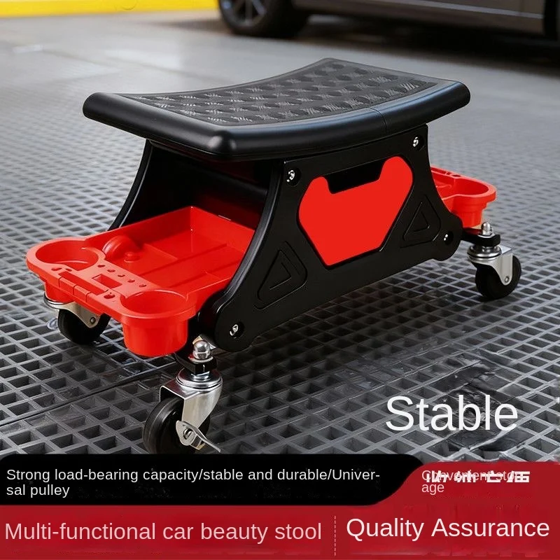 

Professional Auto Mechanic Multi-Function Chair Mobile Construction Stool for 4S Shop Car Wash Beauty Services Garage Equipment