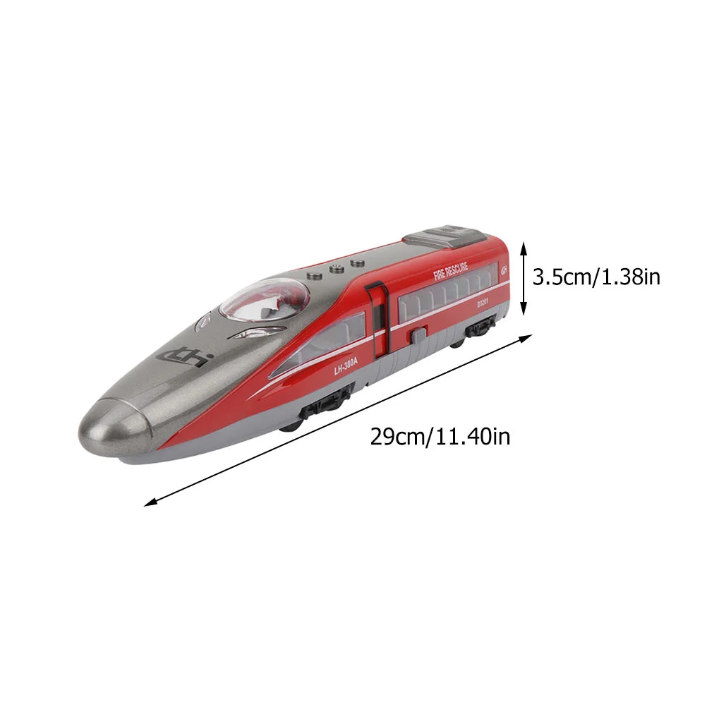 High Speed Rail Model Toy Sound Light High-Speed Railway Children Kids Early Education Toys Childrens