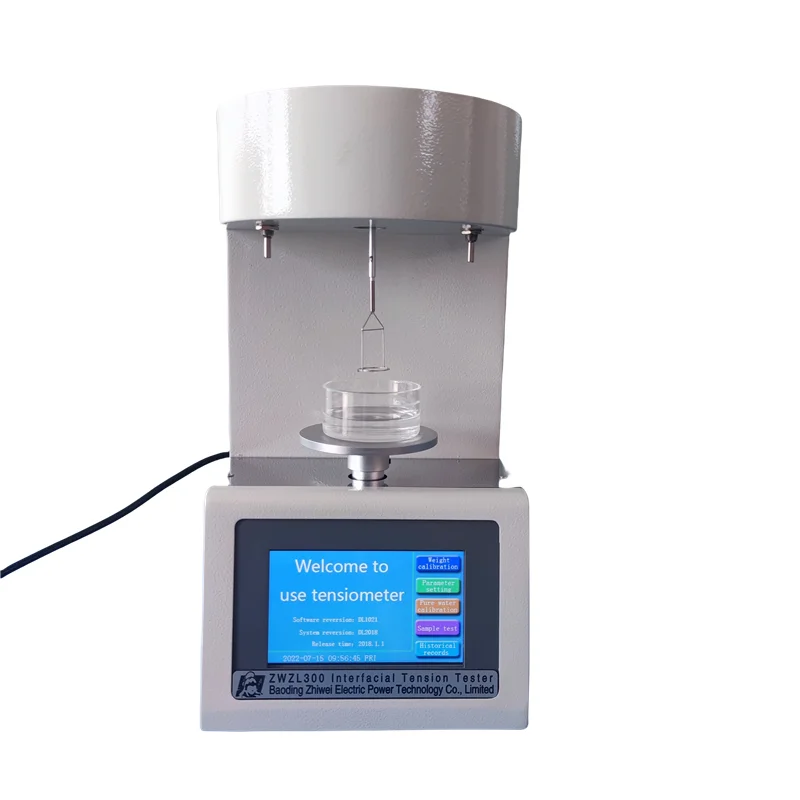 ZWZL300 Automatic Liquid Interfacial Tensiometer Oil Surface Tension Meter with 2-200 MN/m Range and 0.1 MN/m Sensitivity