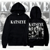 Limted Kpop Katseye Printed Hoodie Retro Fashion Men's and Women's Y2k Hoodie 2025 Autumn/Winter Printed 100% Cotton Hoodie