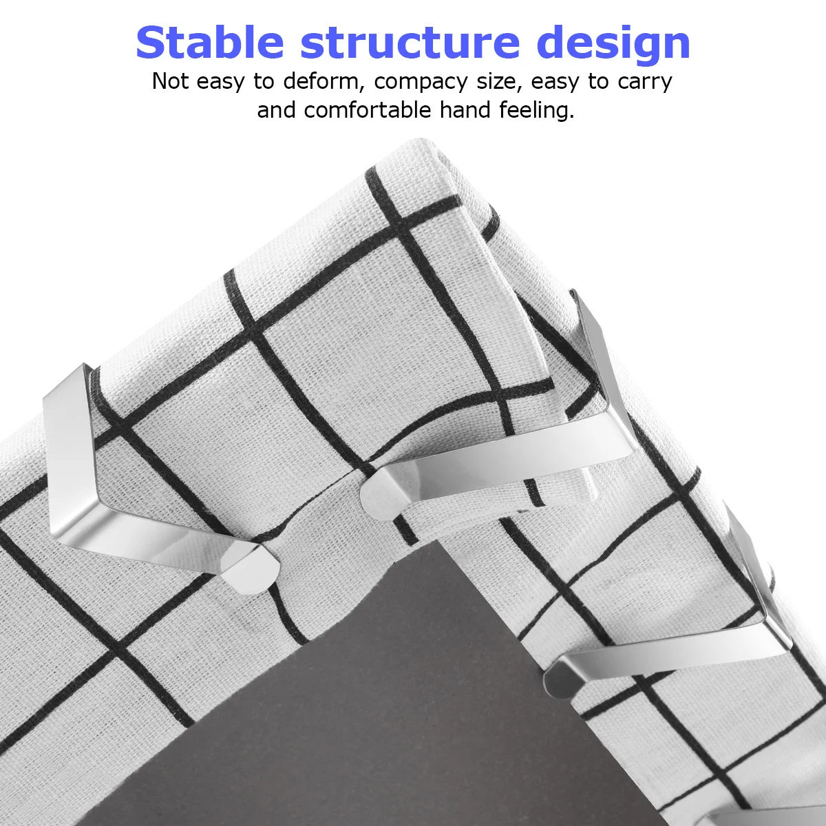 

10Pcs 4.5cm Metal Table Clips Rustproof Table Cover Holders Secure Fit for Thick Tables Camping Buffet Decoration Event Use