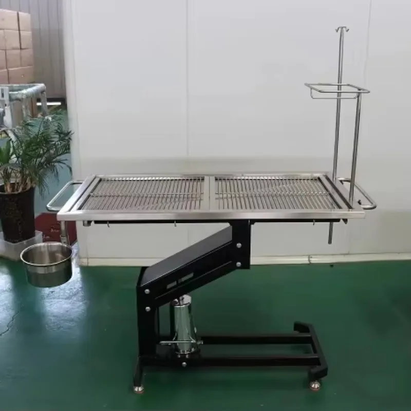 2026 Hydraulic Pet Surgical Operating Table  Veterinary Wet Table Stainless Steel Veterinary Instrument for Pet Clinic Care