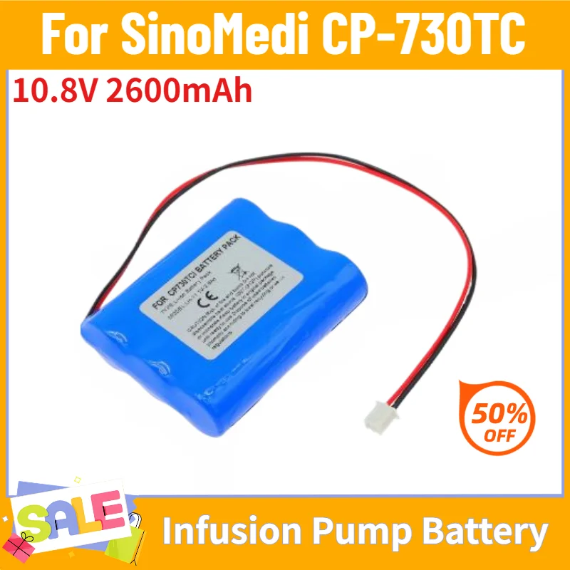 10.8V 2600mAh Battery for SinoMedi CP-730TCI Infusion Pump Brand New High Quality Replacement Battery