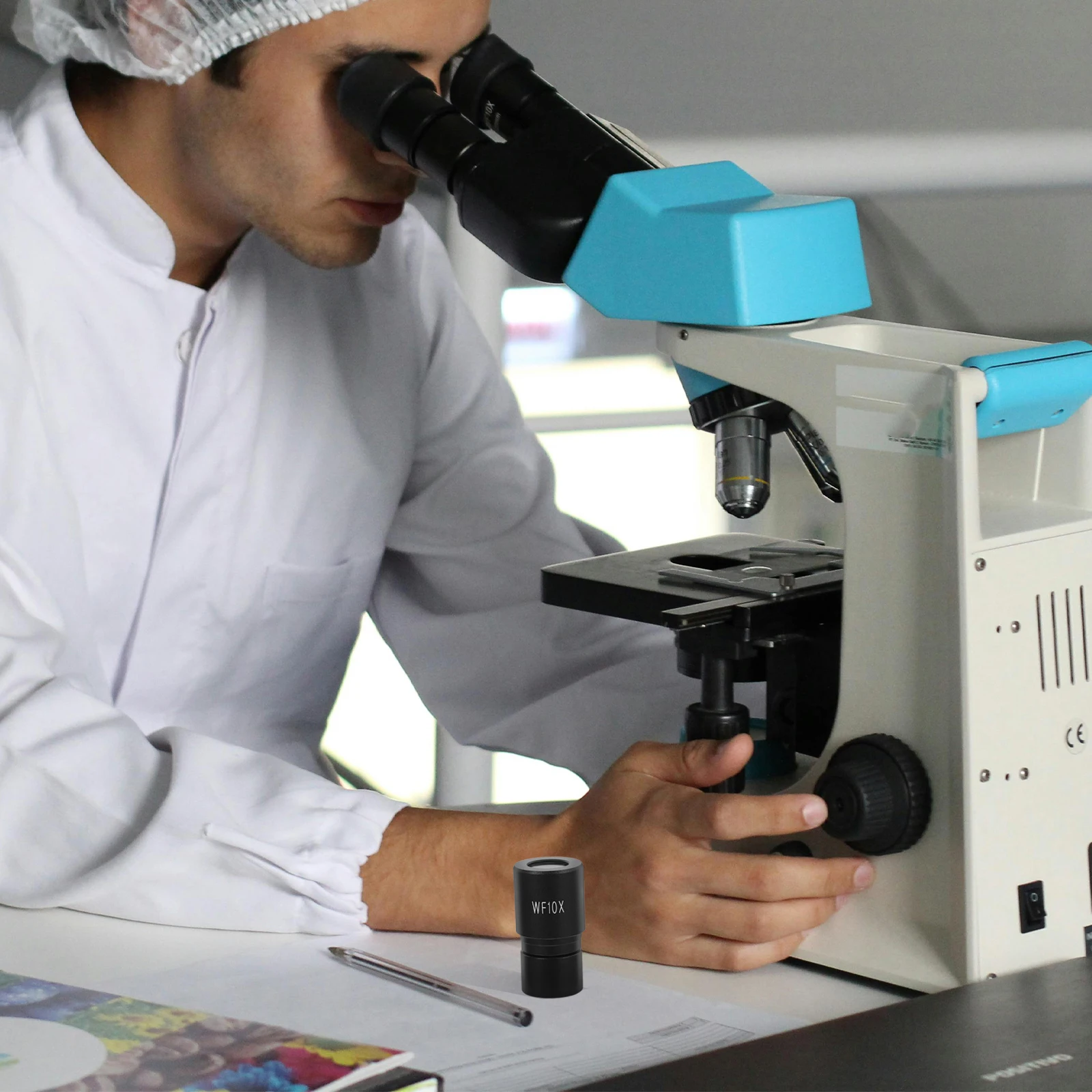 

Stereo Microscope Head 10X Auxiliary Lens Attachment Objective Lens Increase Magnification Industrial Camera Microscope