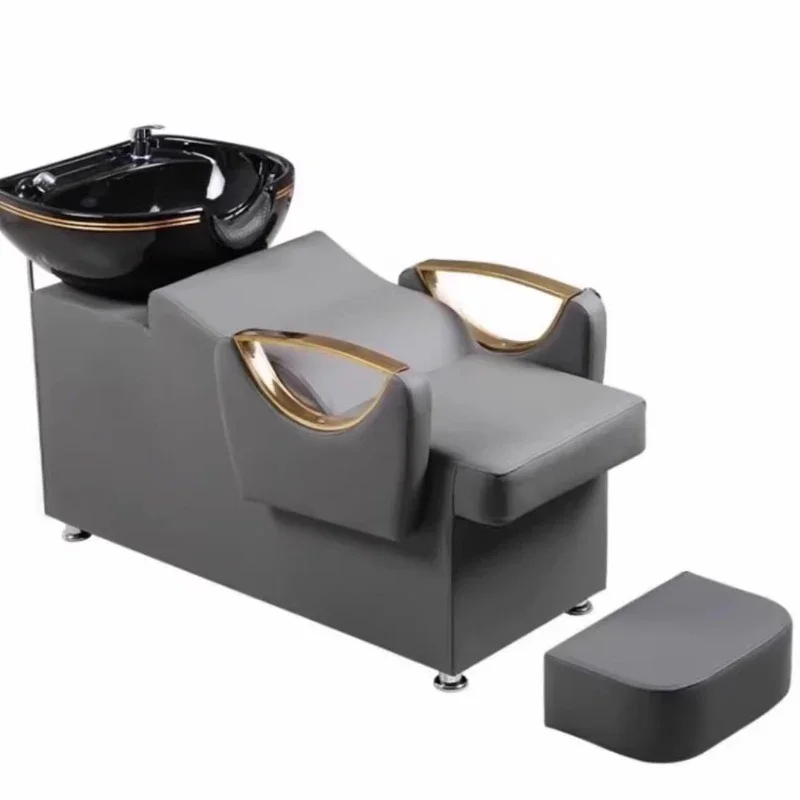 #Luxury Salon Exclusive Shampoo Chair Comfortable Luxury Hair Washing Chair Comfortable Hair Chaise De Coiffure Salon Furniture