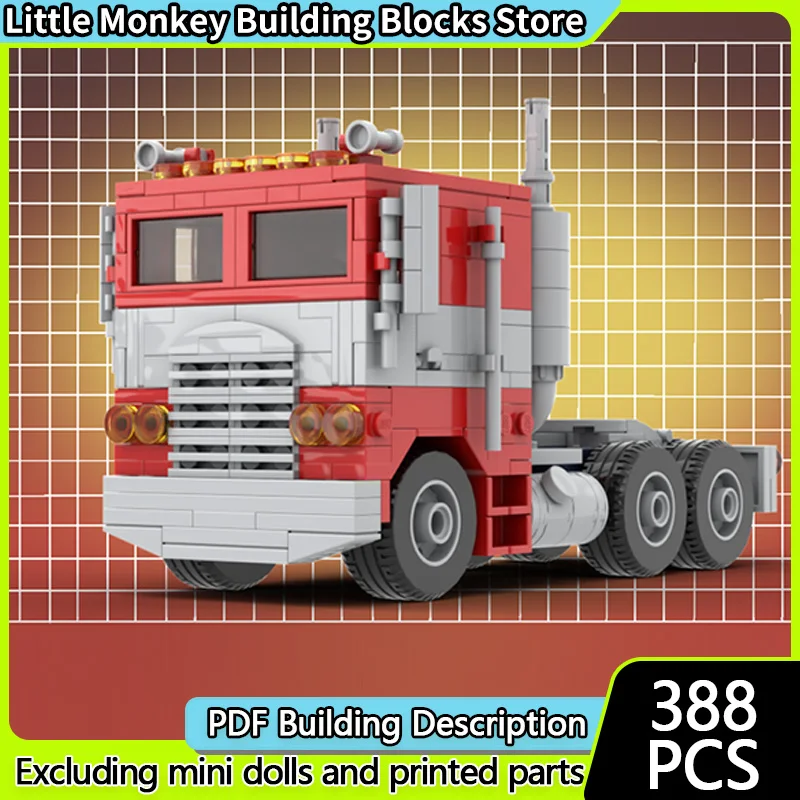 

Popular Movie Model MOC Building Bricks Classic Movie Truck Modular Technology Children Holiday Gifts Assemble Toys Suit