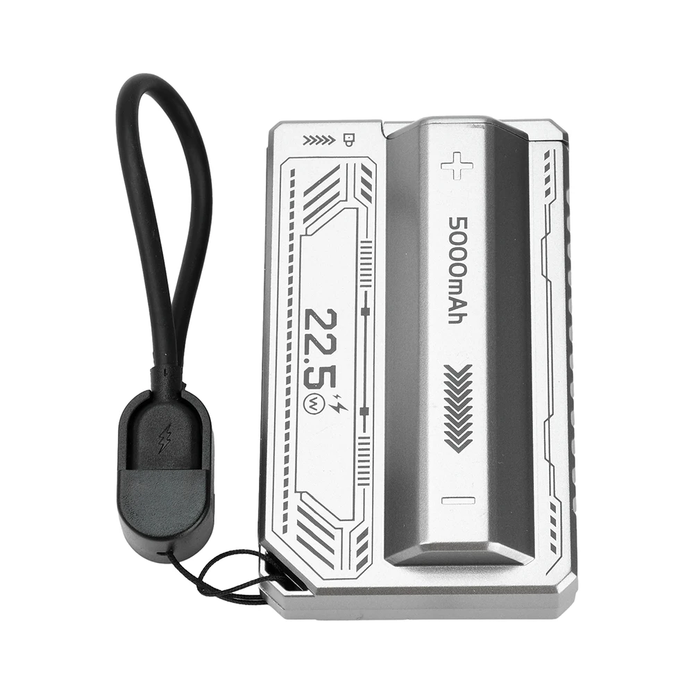 21700 Batteriehalter Powerbank-Gehäuse PD 20W Schnellladung Eingebautes Kabel Abnehmbare Powerbank DIY Batteriegehäuse – Detail 15