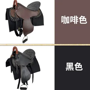 Complete saddle horse leather, equestrian equipment, tourist saddle, horse accessories, new 10 Main Sales Horse Seal - №8