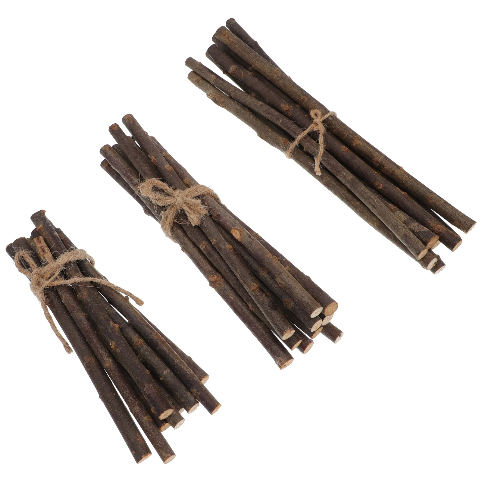 

30Pcs DIY Wood Craft Sticks Natural Branch Accessories Multipurpose Stick Props Photo Tags DIY Embellishments Wood Supplies