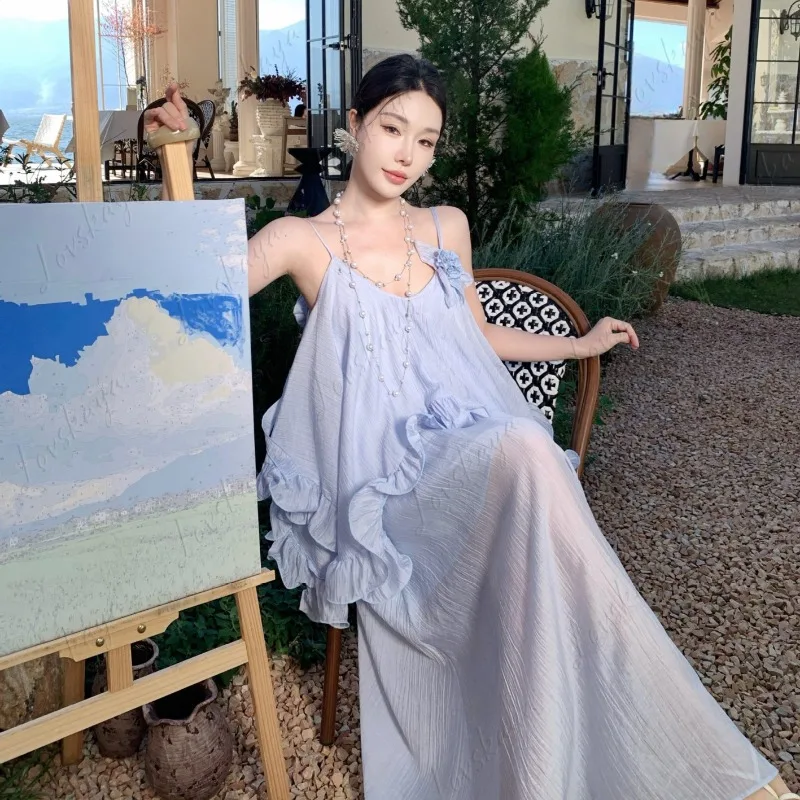 nuevo-vestido-de-tirantes-para-vacaciones-vestido-largo-azul-para-mujer-con-flores-tridimensionales-y-volantes-hermosa-falda-larga