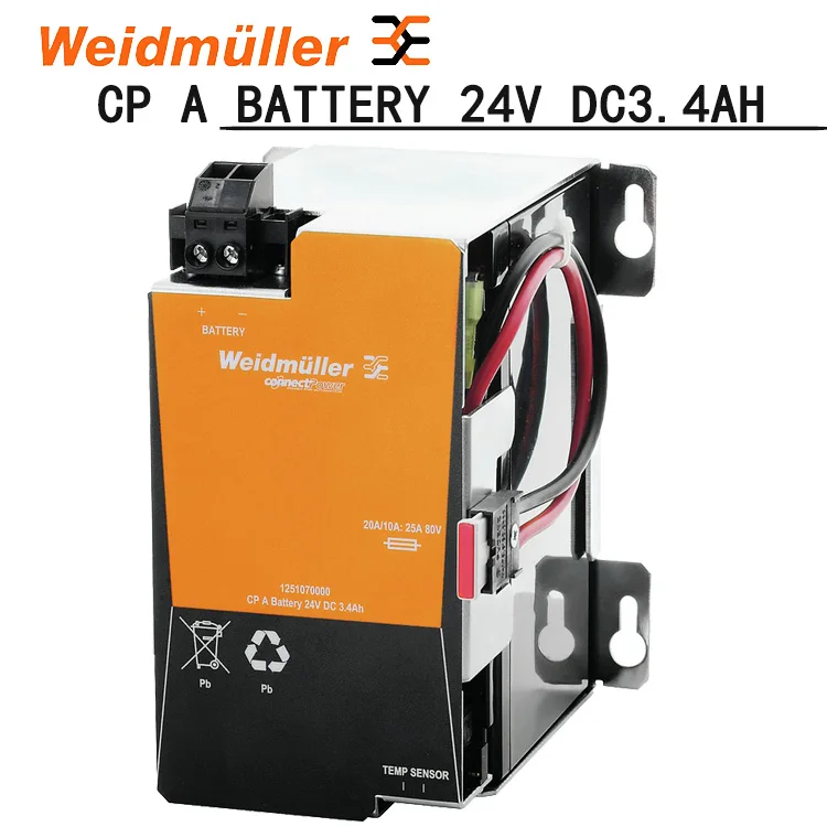 2025 Weidmüller DURA ECO LA-BAT 24V3.4AH Module 2789900000 Instead Of 1251070000