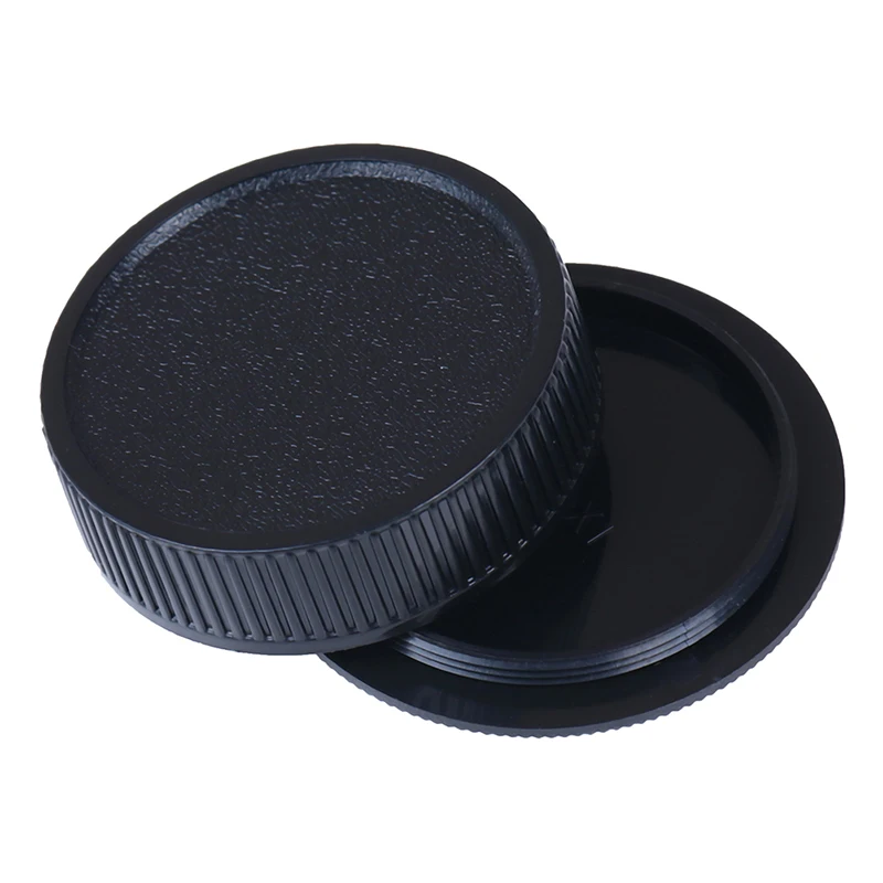 2Pcs M42 Screw Mount Lens Cap & Body Cap Set - 42mm Dust Proof Cover for Camera Lens and Body Protection
