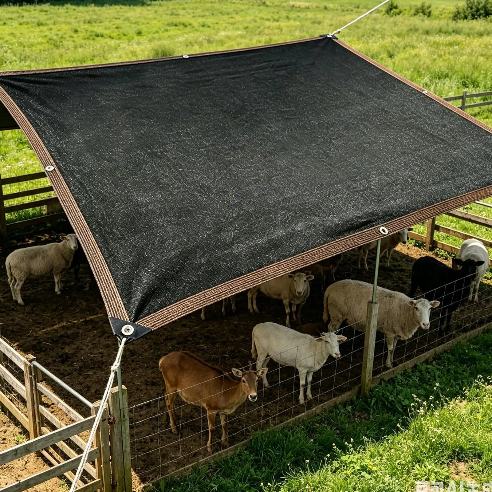 Shade Cloth 600x300cm UV Block Mesh Tarp With Grommets Outdoor Sun Shade For Chicken Coop Plant Vegetable Cultivation Accessory