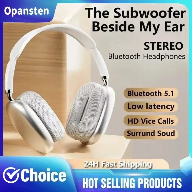Auriculares Bluetooth P9 Pro Max montados en la cabeza con cancelación de ruido auriculares inalámbricos con sonido estéreo auriculares deportivos Bluetooth para juegos