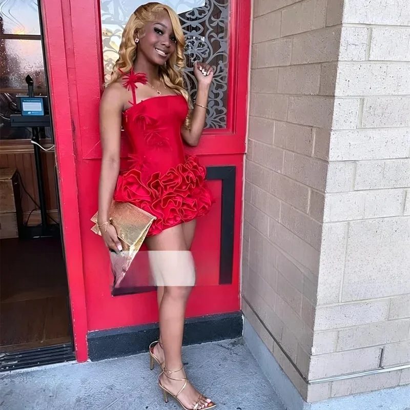 short-red-birthday-dresses-baddie-black-girl-halter-neck-mini-prom-dresses-sweertheart-ruffles-hoco-party-dress-customized