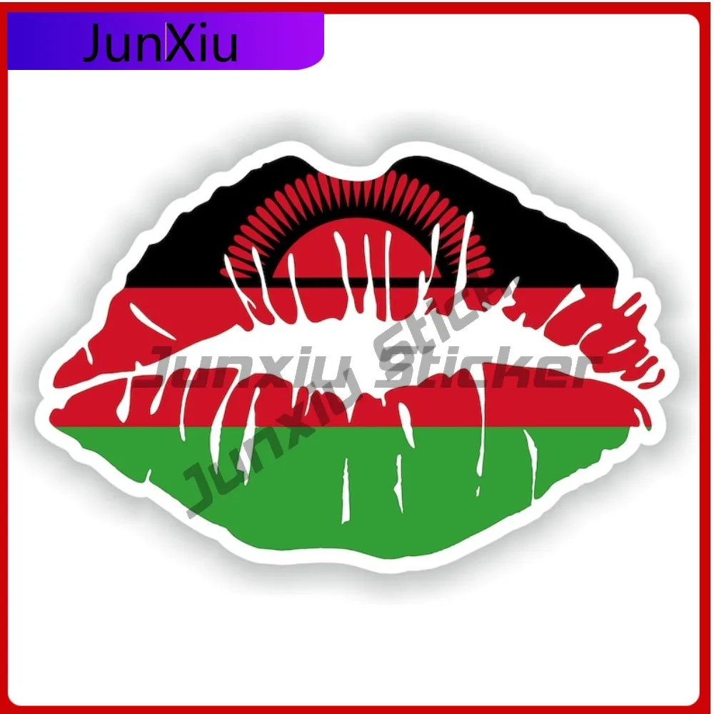 

Malawi Lips Flag Trendy Vehicle Body Decor Designed For Use On Car Body Bumper And Windows