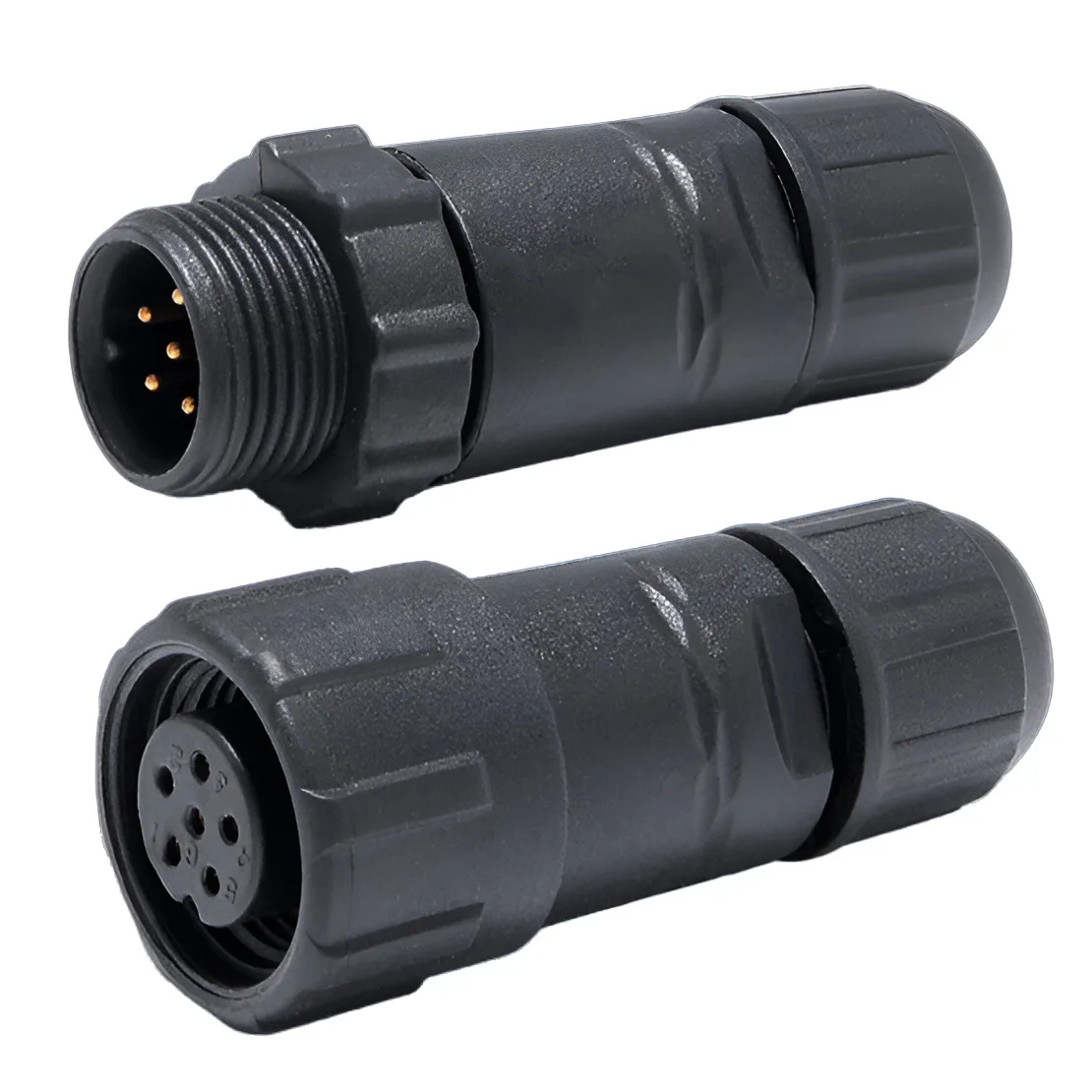 6 Pin Male&Female Outdoor Cable Harness Wire Waterproof Connector Adapter Plug Socket Kit Fit For Car Boat