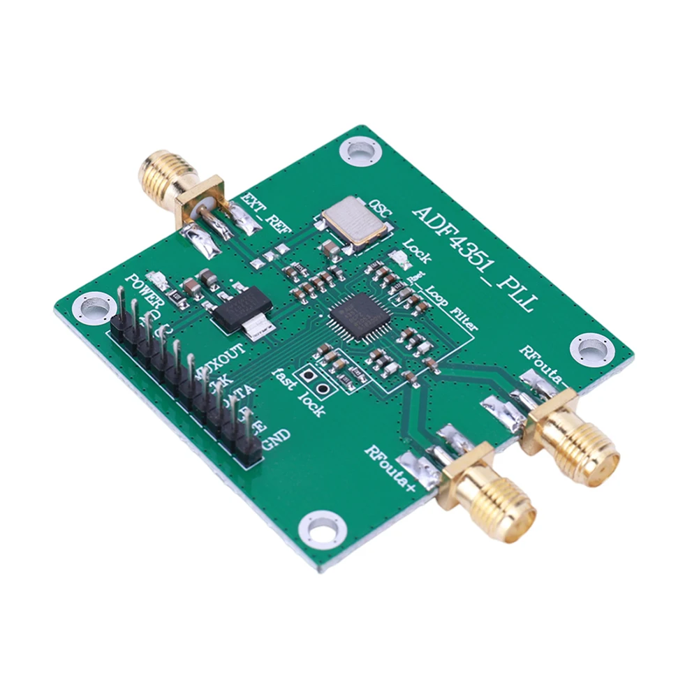 

ADF4350 ADF4351 PLL Module 35M/137M-4.4GHz RF Signal Source Module Broadband Low Power RF Signal Source Frequency Synthesizer