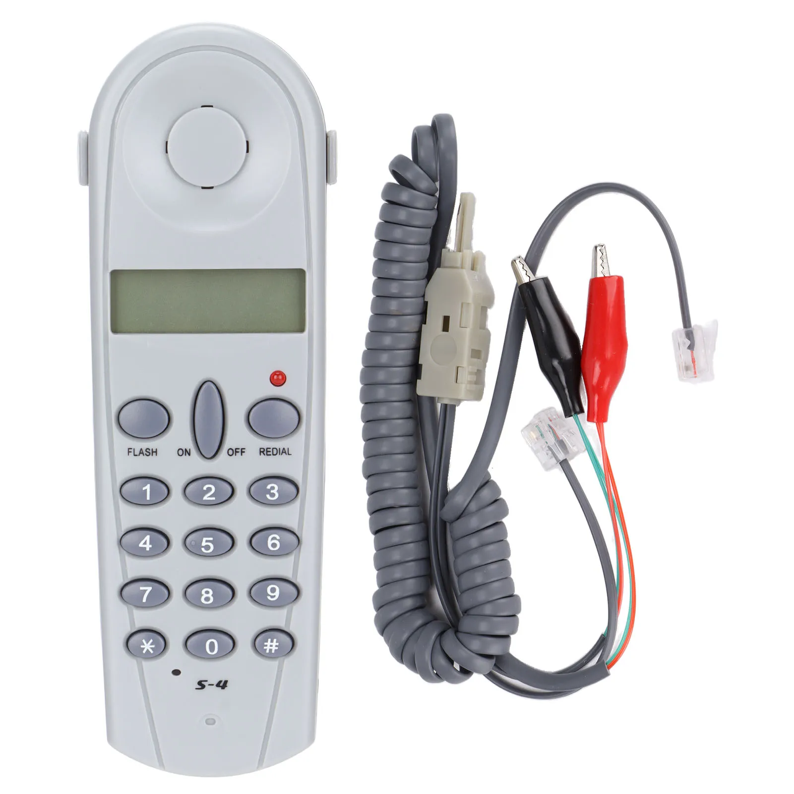 Electrical Tools Telecom Check Tool Telephone Butt Test Tester Lineman Tool Cable Set with Connectors and Joiner for Home