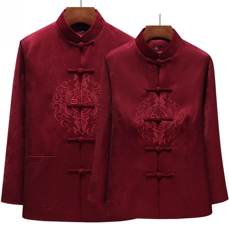 loose-long-sleeve-men's-tang-suit-outerwear-for-grandpa's-birthday-celebration-wedding-banquet-autumn-casual-floral-embroidery