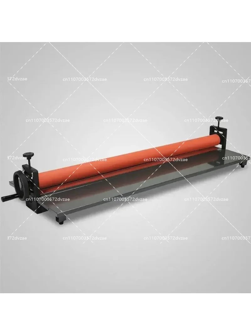 130x38x22 cm Cold Laminator Machine Manual Vinyl Photo Film Cold Laminator Hand Crank Pressure Cold Roll Laminator