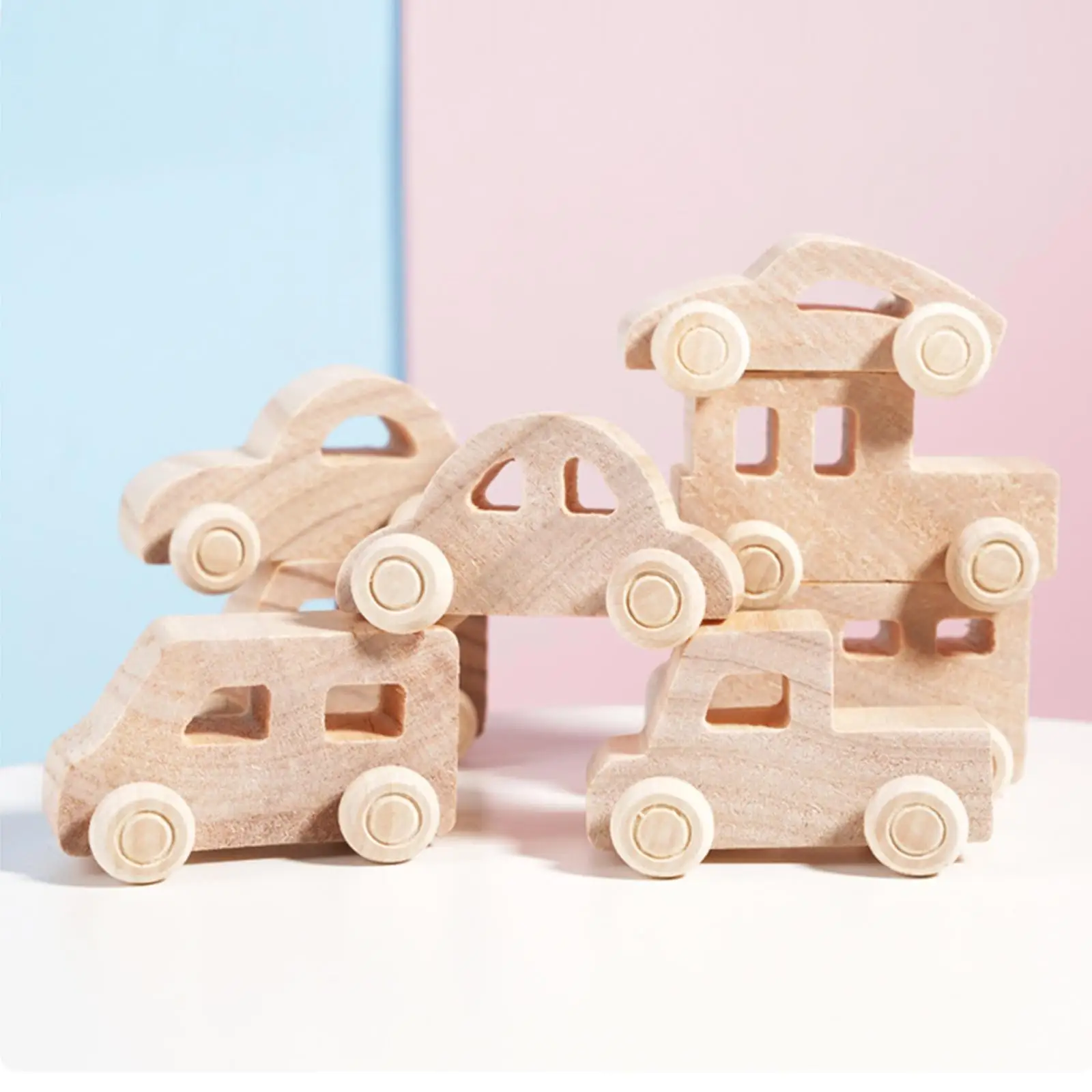 Mini voiture en bois pour enfants, coordination œil-main, peinture à faire soi-même, cadeau d'anniversaire, 8x