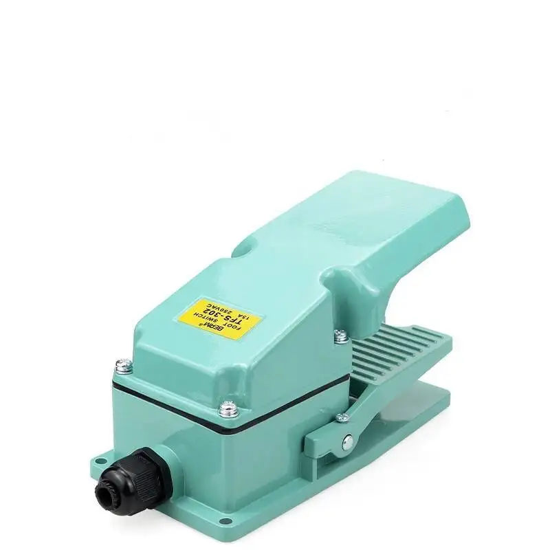 Interruptor de pie de Metal controlador de pedal interruptor de pedal de cizalla TFS-302 TFS-402 15A 250V