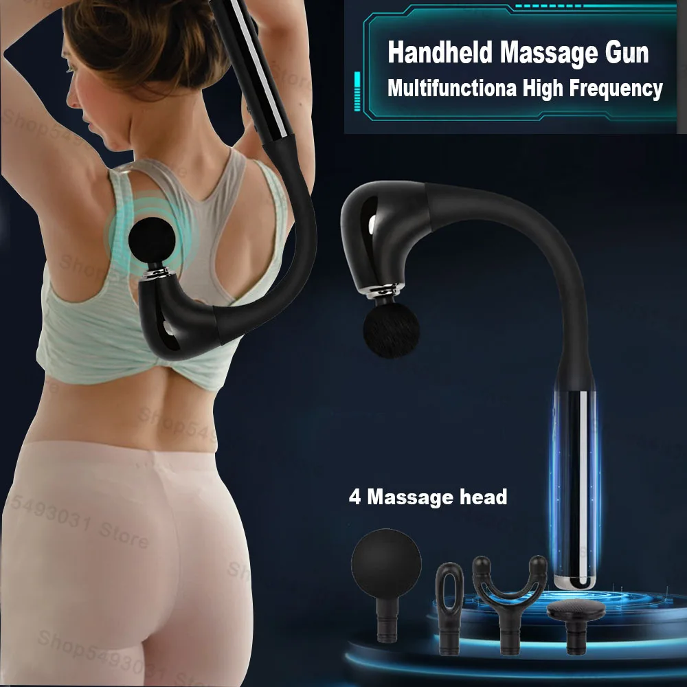 

Handheld Massage Gun Fascia Gun Multifunctiona High Frequency Deep Tissue Muscle Relaxationfor Body and Back Vibration Massager