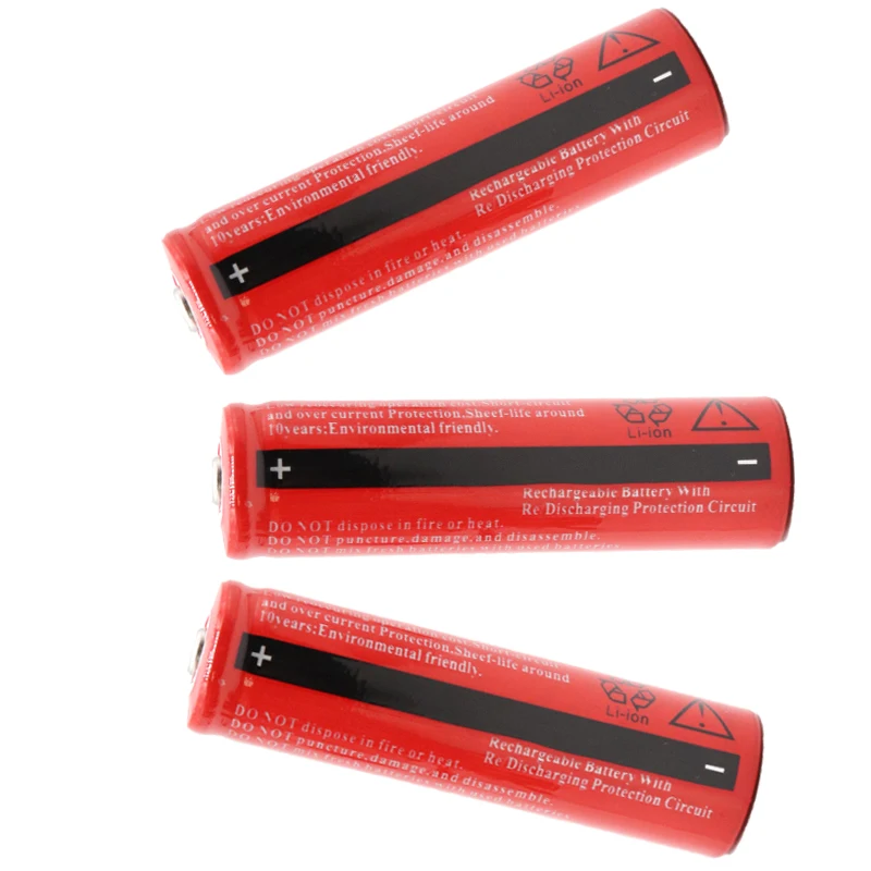 100% baru asli 18650 baterai isi ulang 4200 mAh 3.7 V untuk senter lentera LED