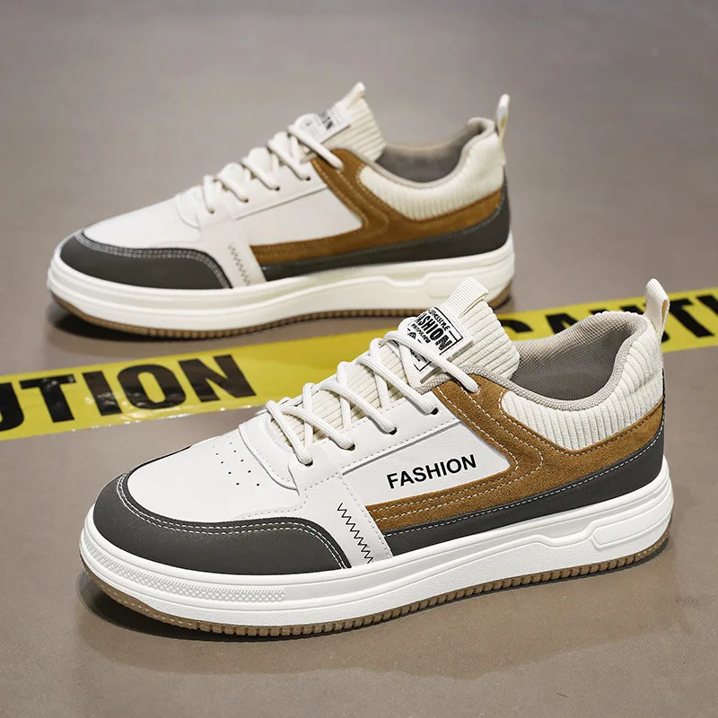 Men's Sports Shoes 2026 Men's Casual White Shoes Fashion New Breathable Student Versatile Men's Board Shoes Zapatillas Hombre