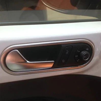 

Cotochsun 2pcs/set INTERIOR DOOR HANDLE COVER TRIM STICKER DECORATION CASE FOR VW VOLKSWAGEN BEETLE 2013-2017 CAR ACCESSORIES