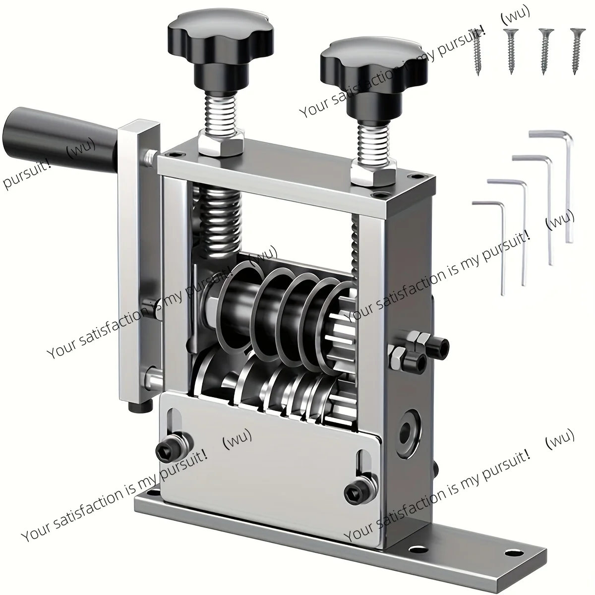Manual Wire Stripper Copper Stripper with Manual Crank Visible Stripping Depth Portable Aluminum Frame Stripper