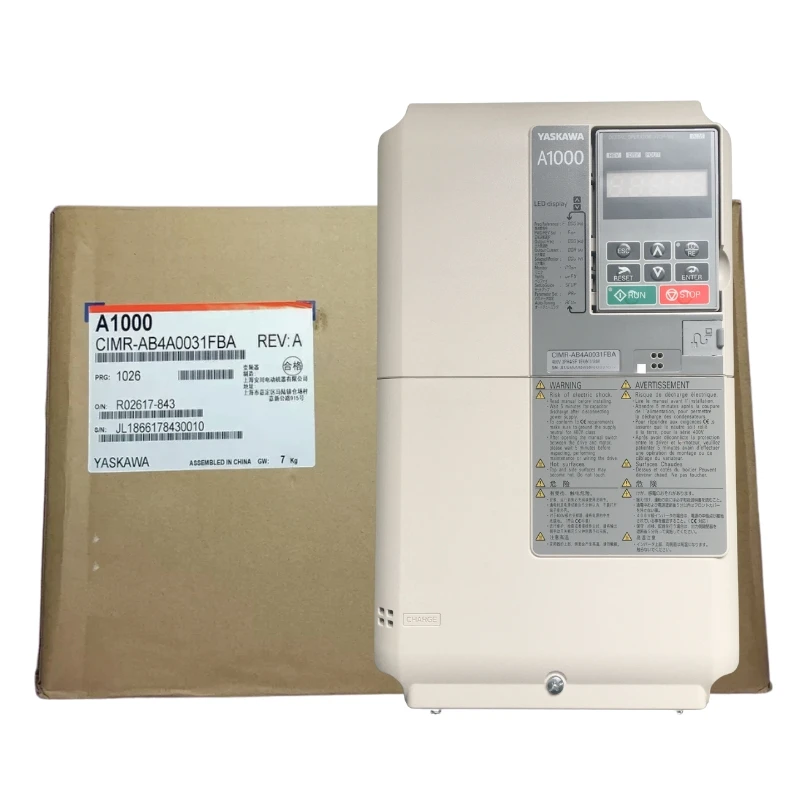 New In Box Yaskawa CIMR-AB4A0031FBA Inverter 1 Year Warranty