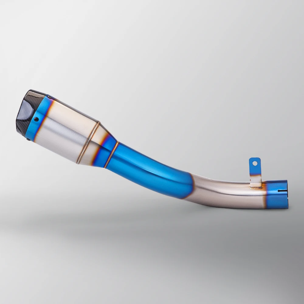 

For CBR650 motorcycle exhaust pipe exhaust pipe SR1 burning blue integrated middle tail exhaust special motorcycle