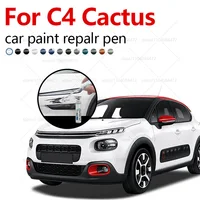 Pluma reparadora de pintura, eliminador de arañazos, accesorios para automóviles DIY, negro, blanco, marrón, amarillo, azul para Citroen C4 Cactus 2014-2020 E3