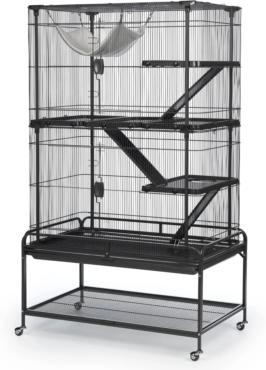 

Prevue Pet Products 484 Deluxe Pet Cage, темно-серая, 37,0 дюйма Д x 23,1 дюйма Ш x 63,4 дюйма В