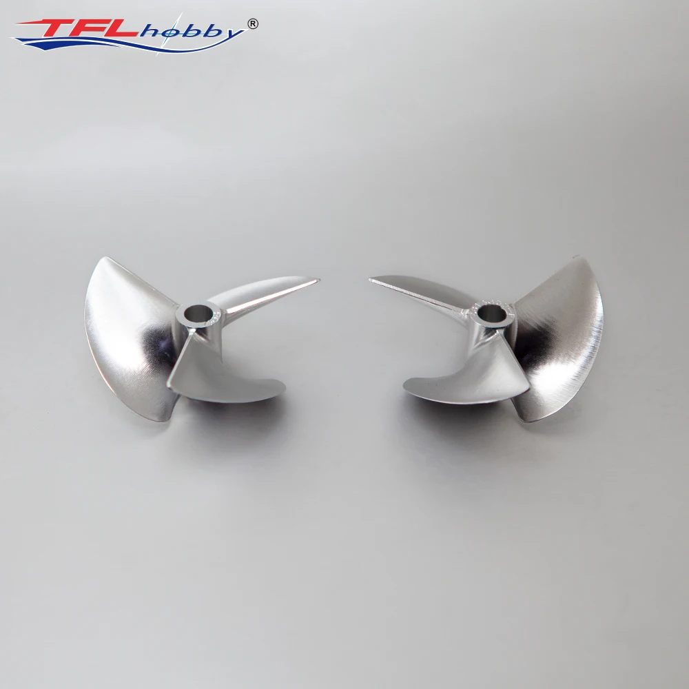 TFL Genuine Parts! Three-Bladed Propeller O-Series  CNC 1.4 Thread pitch  Hole Dia 34mm-59mm Aluminium Propeller for RC boat