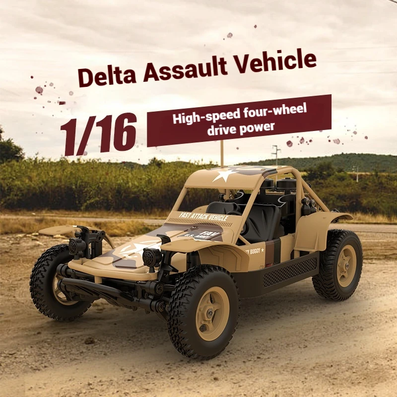 

Новый высокоскоростной внедорожник Wp14 Delta Assault Rc с дистанционным управлением 4wd High Speed Drift 1:16, полномасштабная игрушка с дистанционным управлением