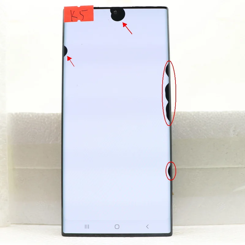 AMOLED LCD do Samsung S22 Ultra 5G LCD S908 wyświetlacz LCD ekran dotykowy Digitizer zgromadzenie pojedyncza sprzedaż wada — zdjęcie produktu 6