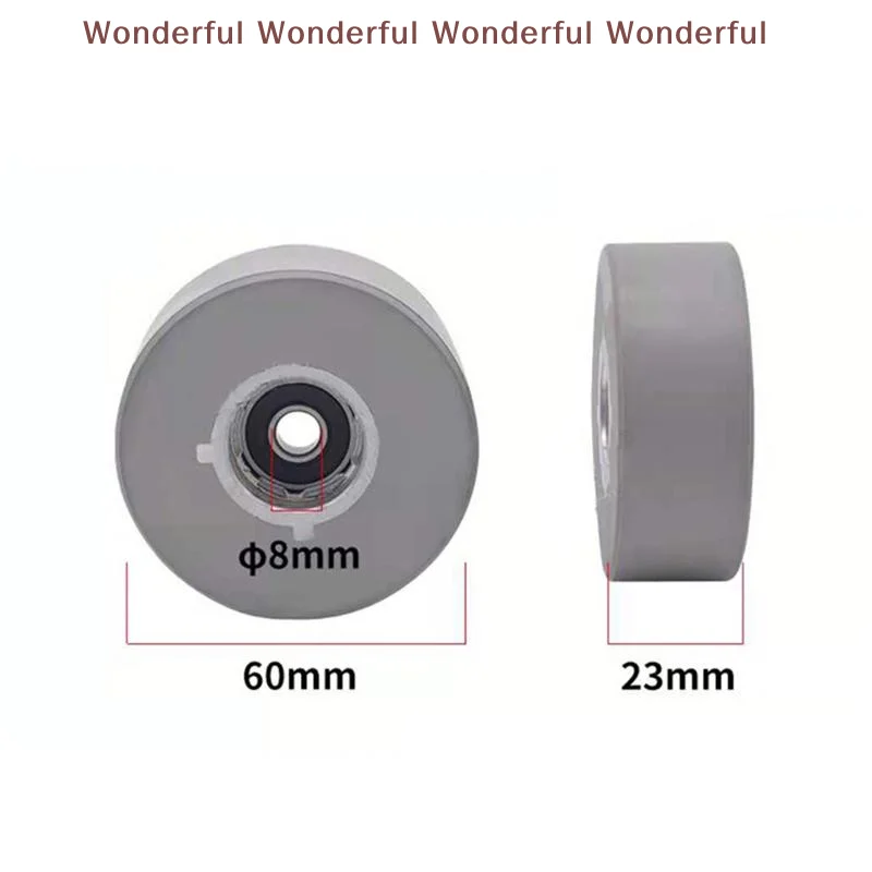 Replacement Press Wheel with Bearing for Edge Banding Machine Reliable Feeding Conveyor Part for Workshop Maintenance